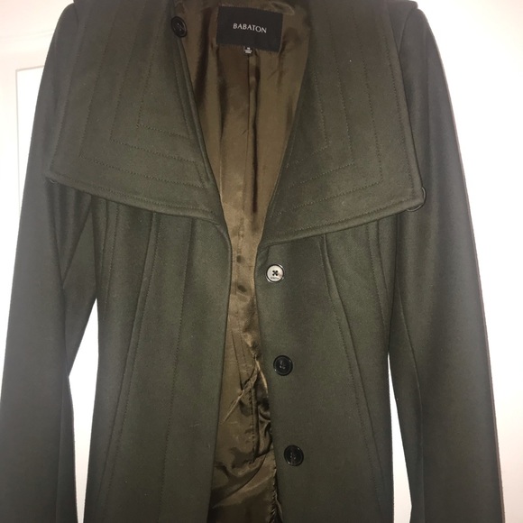 Aritzia Babaton Wool Coat Cashmere Blend - Picture 3 of 7